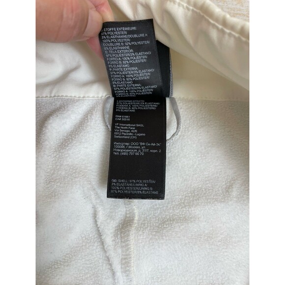 The North Face Apex Bionic Women’s Medium Creamy White Softshell Full Zip Jacket - Picture 6 of 14